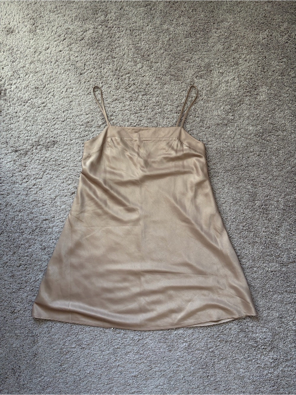 Abercrombie & Fitch Champagne Slip Cami Dress